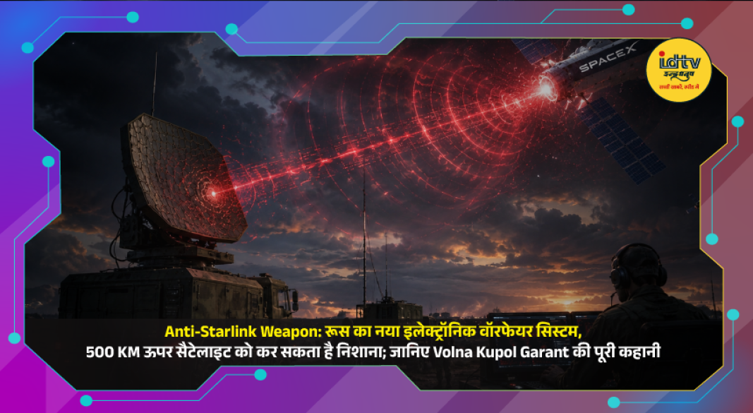 Russia’s reported Volna Kupol Garant electronic warfare system targeting Starlink satellite communications in orbit