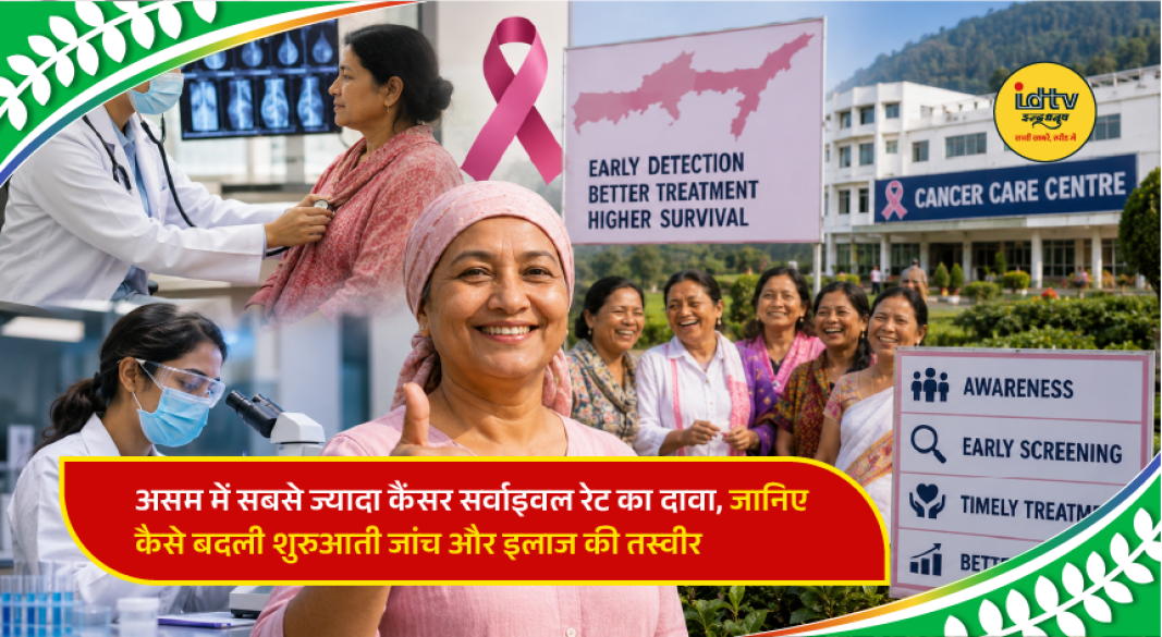 Doctors conduct cancer screening in Assam as the state expands early detection and treatment services to improve survival rates.