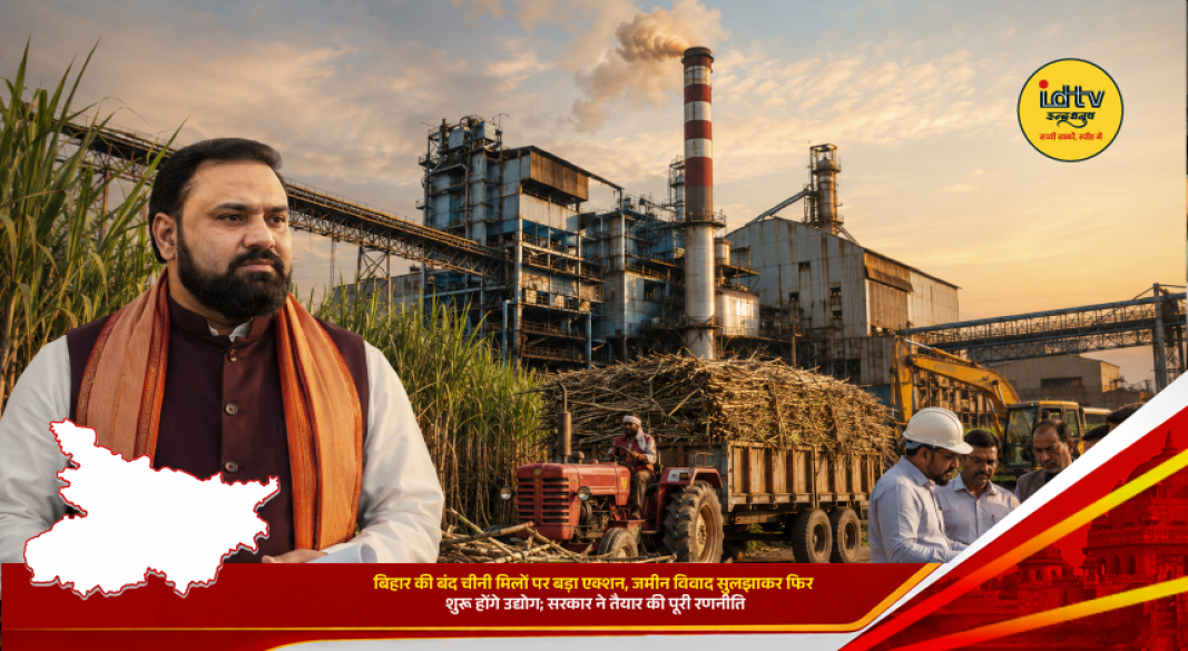 Bihar government reviews land disputes to revive closed sugar mills and boost industrial activity, farmer income and employment