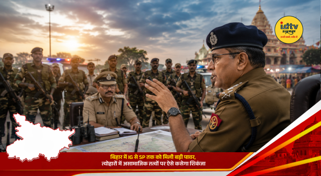 Bihar Police officers receive additional executive magistrate powers to maintain law and order during festivals, processions and fairs.