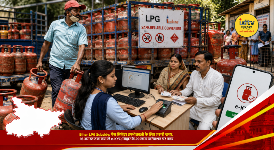 LPG consumers in Bihar urged to complete e-KYC before August 16 to avoid subsidy issues
