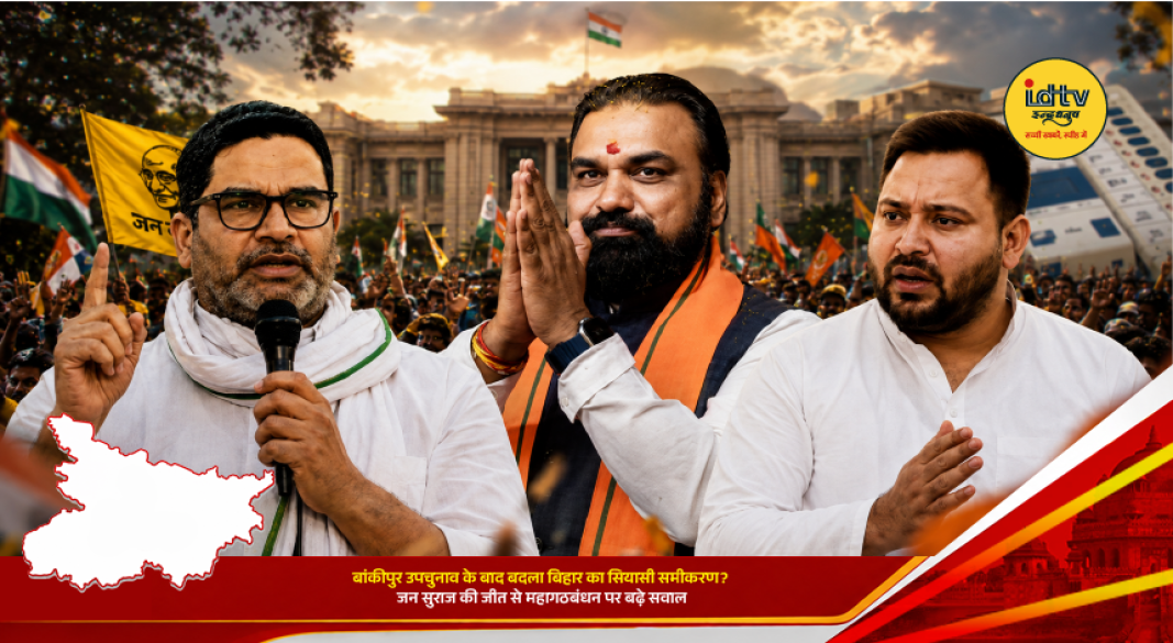 Jan Suraaj victory in Bankipur bypoll sparks political debate over Bihar's changing opposition and alliance dynamics.