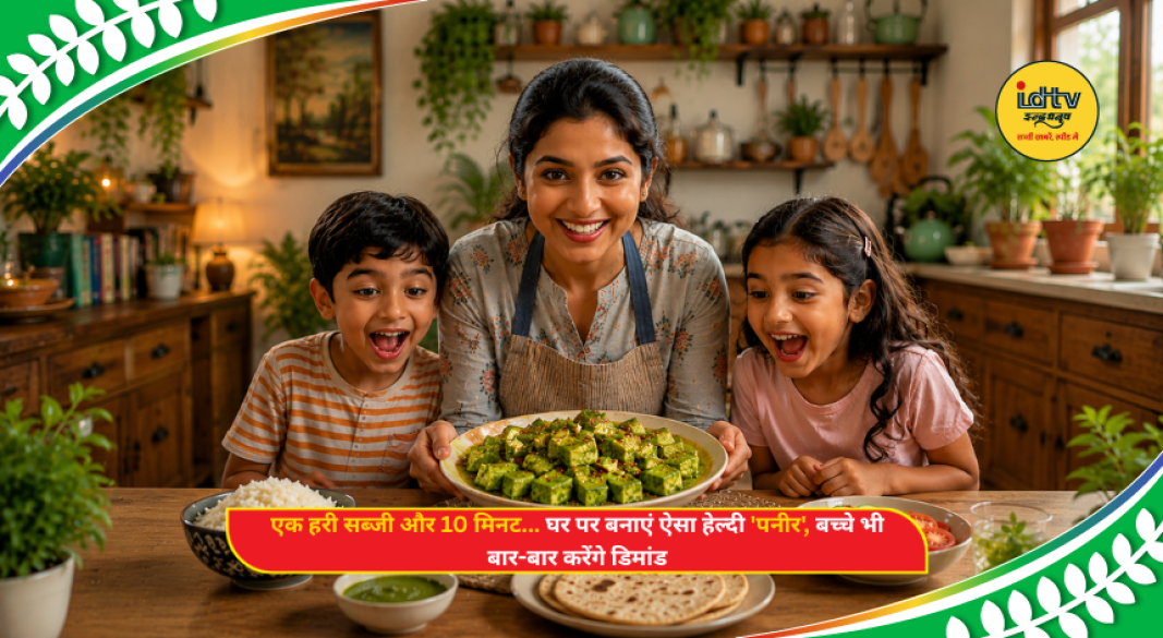Homemade healthy bottle gourd paneer recipe made with chickpeas, fresh herbs and green vegetables.