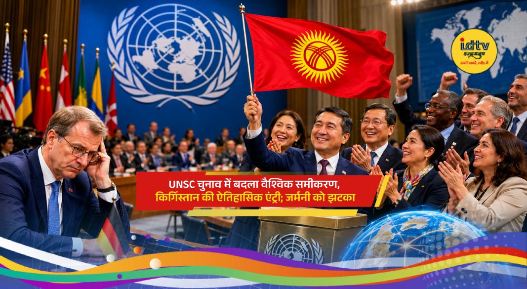 UN General Assembly voting session electing new non-permanent members to the UN Security Council.