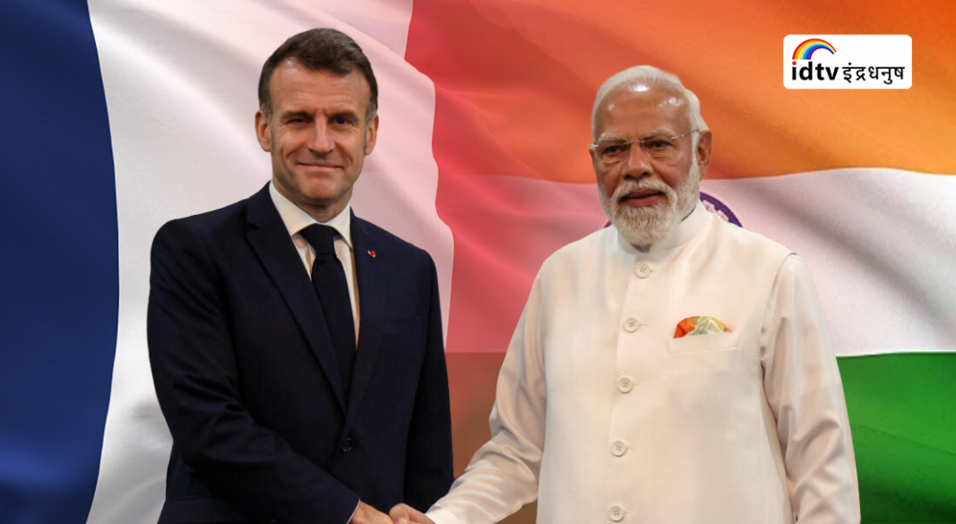 Modi Macron Mumbai meeting