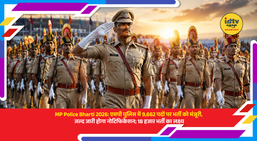 Madhya Pradesh Police recruitment announced for 9,662 posts, with notification expected soon on the MPESB official website.