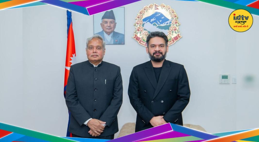 Nepal PM meet with Indian Ambassador