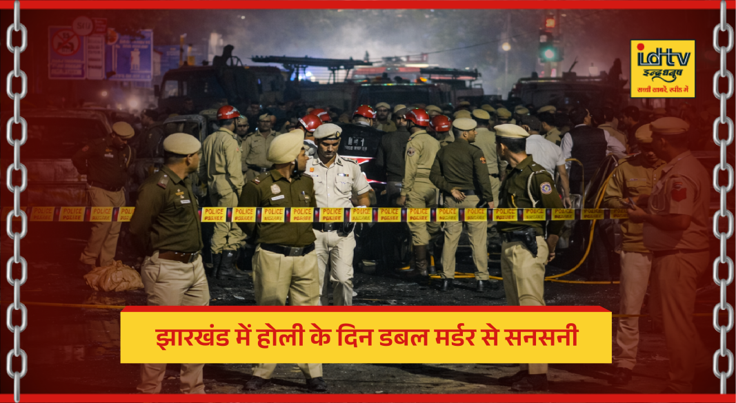 Police investigating forest area in Potka after burnt body of woman found during double murder incidents.