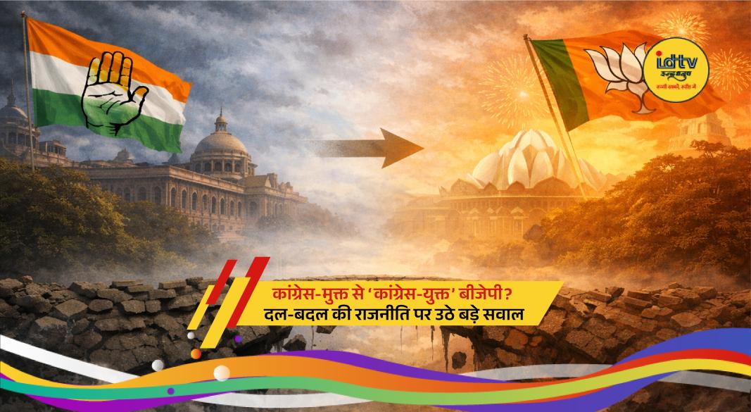 Indian politicians switching parties highlighting defection trend between Congress and BJP