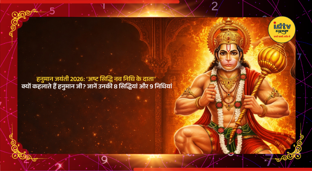 Lord Hanuman idol on Hanuman Jayanti with flowers