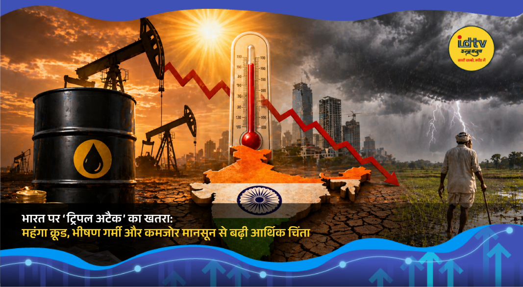 Heatwave, rising oil prices and dry farmland depict economic pressure from weak monsoon in India
