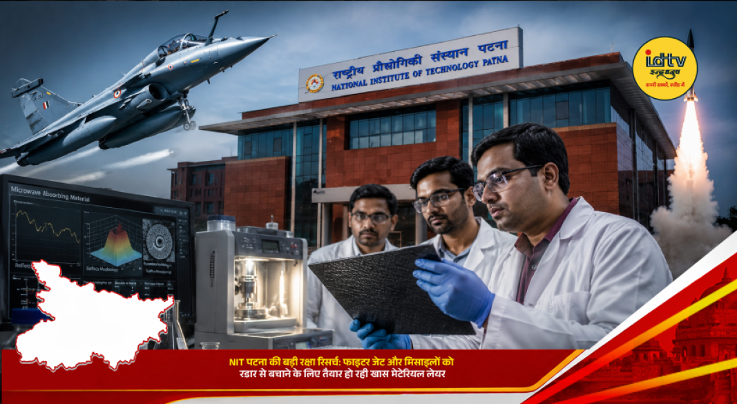 NIT Patna researchers develop a thin material layer aimed at reducing radar reflections from fighter jets and missiles.