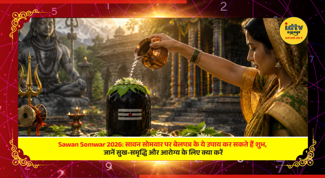 Sawan Somwar 2026 Bel Patra remedies for Lord Shiva worship, prosperity, peace, health and spiritual blessings