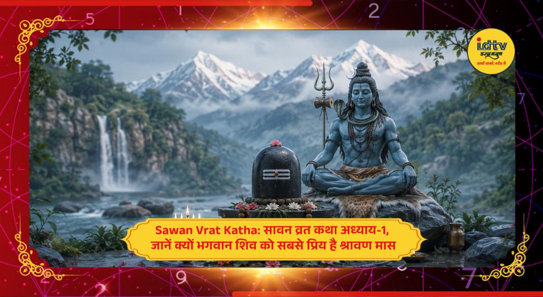Sawan Vrat Katha Chapter 1 explaining why Shravan month is most beloved to Lord Shiva