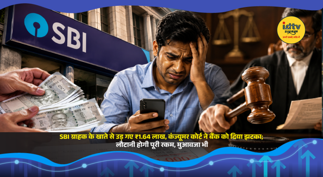 SBI customer wins consumer court relief after ₹1.64 lakh unauthorized online banking fraud