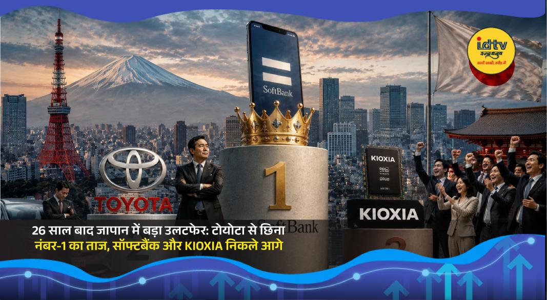 SoftBank and KIOXIA surpass Toyota in market value amid growing investor focus on AI technology