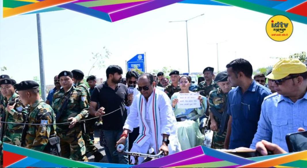 Irfan Ansari rickshaw in assembly