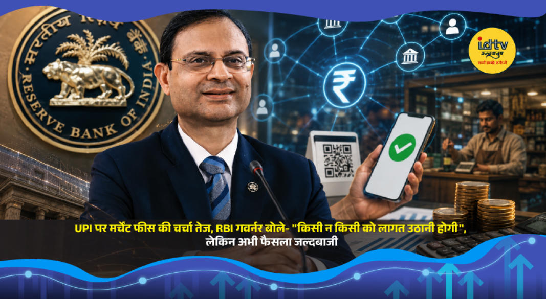 RBI Governor Sanjay Malhotra discusses possible UPI merchant fees and digital payment sustainability in India.