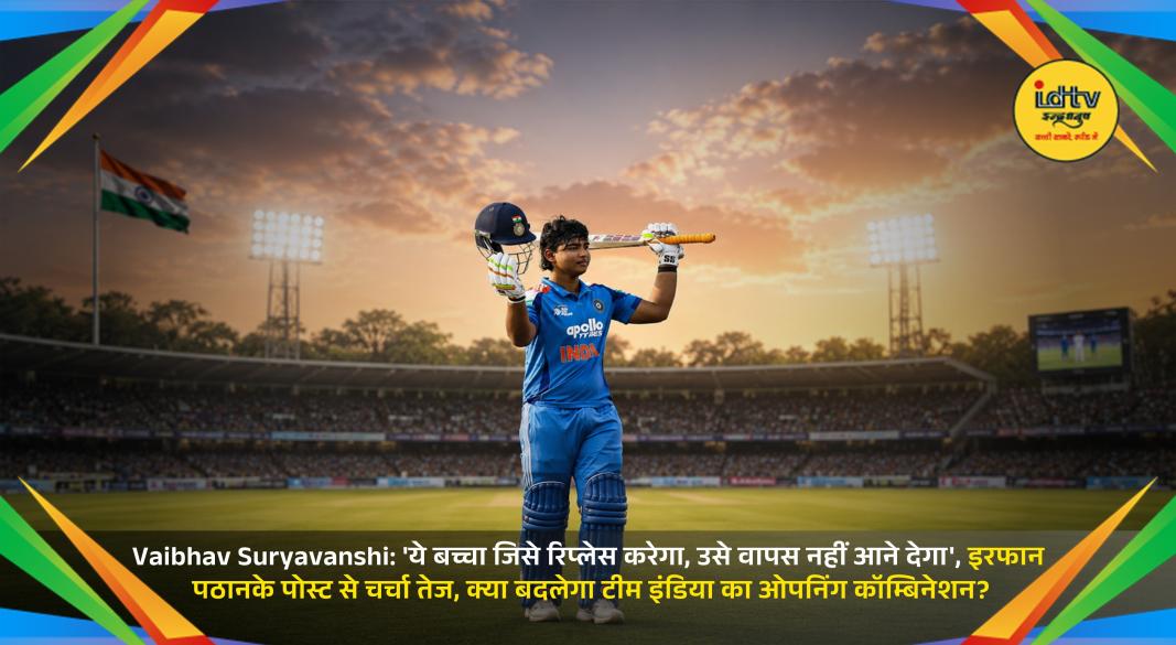 Vaibhav Suryavanshi celebrates after a match-winning innings for India during the Zimbabwe T20I series as selection debate intensifies.