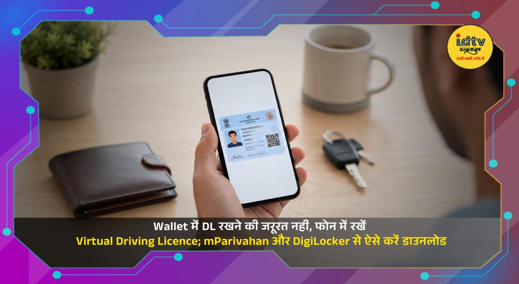 Save your Digital Driving Licence on your smartphone using mParivahan and DigiLocker apps
