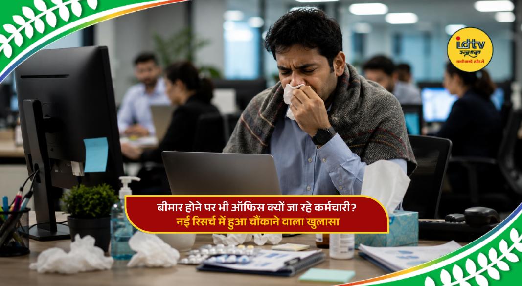 Employee working at office despite illness due to attendance policy pressure and fear of penalties