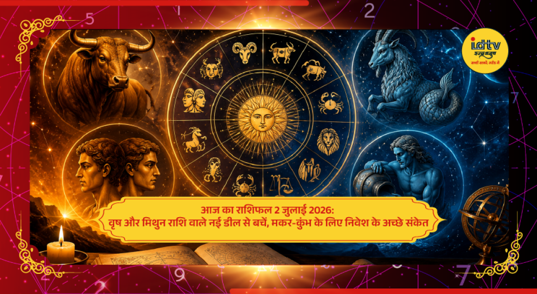 Daily horoscope for July 2, 2026 with zodiac-wise predictions, lucky numbers, lucky colors, and astrological guidance for all 12 signs.