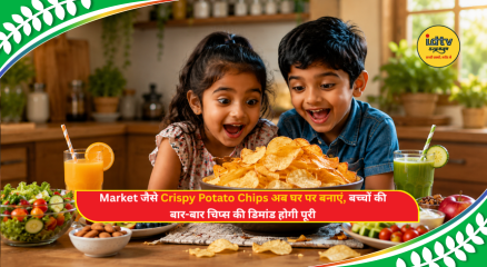 Homemade crispy potato chips seasoned with spices, served in a bowl as a healthy snack.