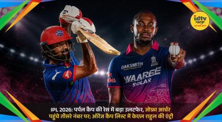 Jofra Archer celebrates wicket as IPL 2026 Purple and Orange Cap race intensifies