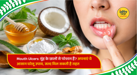 Person experiencing painful mouth ulcers while applying a soothing home remedy for relief and oral care.