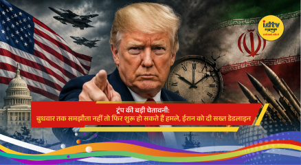 Donald Trump speaking aboard Air Force One warning about possible military action against Iran amid rising tensions