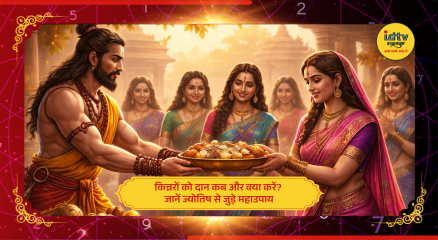 Kinnar community blessing people and receiving donation items during religious ritual in India