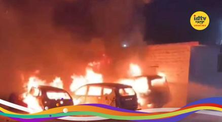 Vehicle Fire in Ranchi