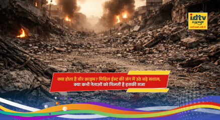 Missiles over Middle East conflict zone highlighting debate on war crimes and international law violations